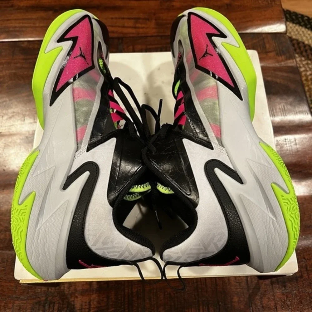 Nike‎ Air Jordan One Take 3 Neon Electric Green Pink Prime Grey Men's 10.5